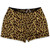Cheetah Print Shorty Short Gym Shorts 2.5" Inseam Made in USA - Yellow Cheetah Print Shorty Short Gym Shorts 2.5" Inseam Made in USA - Yellow