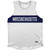 Massachusetts Finish Line Athletic Tank Top-White