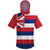 Hawaii State Flag Sports Hoodie - Blue White Red