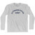 Flatwater Kayak Addict Adult Cotton Long Sleeve T-shirt - Grey Heather