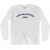 Marathon Swimming Addict Adult Cotton Long Sleeve T-shirt - White