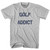 Golf Addict Adult Cotton T-shirt - Cool Grey