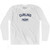 Curling Club Adult Cotton Long Sleeve T-shirt White