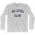 Jiu Jitsu Club Adult Cotton Long Sleeve T-shirt Grey Heather