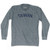 Taiwan Adult Tri-Blend Long Sleeve T-Shirt by Ultras