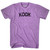 Kook Adult Tri-Blend T-shirt - Athletic Purple