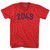 2049 Year Celebration Adult Tri-Blend V-neck T-shirt - Athletic Red 2049 Year Celebration Adult Tri-Blend V-neck T-shirt - Athletic Red