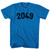 2049 Year Celebration Adult Cotton T-shirt - Royal Blue