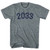 2033 Year Celebration Adult Tri-Blend T-shirt - Athletic Grey 2033 Year Celebration Adult Tri-Blend T-shirt - Athletic Grey
