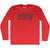 2023 Year Celebration Adult Tri-Blend Long Sleeve T-shirt - Athletic Red