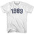1989 Year Celebration Youth Cotton T-shirt - White