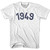 1949 Year Celebration Youth Cotton T-shirt - White