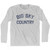 Montana Big Sky Country Nickname Adult Cotton Long Sleeve T-shirt - Grey Heather