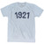 1921 Year Celebration Adult Tri-Blend T-shirt - Athletic White