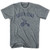 South Bend City Tricycle Womens Tri-Blend T-shirt - Athletic Grey