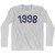 1998 Year Celebration Adult Cotton Long Sleeve T-shirt - Grey Heather