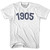 1905 Year Celebration Womens Cotton T-shirt - White