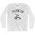 Thornton City Tricycle Adult Cotton Long Sleeve T-shirt - White