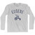 Eugene City Tricycle Adult Cotton Long Sleeve T-shirt - Grey Heather