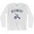 Beaumont Tricycle Adult Cotton Long Sleeve T-shirt - White