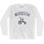 Worcester City Tricycle Adult Cotton Long Sleeve T-shirt - White