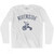 Riverside City Tricycle Adult Cotton Long Sleeve T-shirt - White