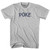 Poke Adult Cotton T-shirt - Cool Grey