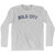 Bold City Adult Cotton Long Sleeve T-shirt by Ultras