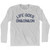Life Goes On&On&On Adult Cotton Long Sleeve T-shirt by Ultras