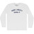 More Liberty Damn It Adult Cotton Long Sleeve T-shirt - White