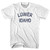 Lower Idaho Adult Cotton T-shirt - White