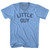 Little Guy Adult Tri-Blend V-neck T-shirt - Athletic Blue