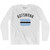 Botswana Country Flag Heritage Adult Cotton Long Sleeve T-Shirt by Ultras
