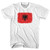Albania Country Flag Adult Cotton T-Shirt by Ultras