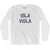 Isla Visla Adult Cotton Long Sleeve T-shirt by Ultras