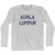 KUALA LUMPUR Adult Cotton Long Sleeve T-shirt by Ultras KUALA LUMPUR Adult Cotton Long Sleeve T-shirt by Ultras
