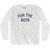 For The Boys Adult Cotton Long Sleeve T-shirt by Ultras