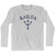 Hawaii Kailua Trident Adult Cotton Long Sleeve T-Shirt by Ultras