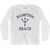 New Hampshire Hampton Beach Trident Adult Cotton Long Sleeve T-Shirt by Ultras