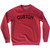 Custom Text Adult Tri-Blend Sweatshirt-Red Heather Custom Text Adult Tri-Blend Sweatshirt-Red Heather
