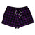 Purple Medium And Black Houndstooth 2.5" Swim Shorts Made In USA - Purple Medium And Black Purple Medium And Black Houndstooth 2.5" Swim Shorts Made In USA - Purple Medium And Black