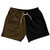 Brown Dark And Black Quad Color 5" Swim Shorts Made In USA - Brown Dark And Black Brown Dark And Black Quad Color 5" Swim Shorts Made In USA - Brown Dark And Black