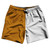 Orange Burnt And White Quad Color Swim Shorts 7" Made In USA - Orange Burnt And White Orange Burnt And White Quad Color Swim Shorts 7" Made In USA - Orange Burnt And White
