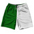 Green Kelly And White Quad Color 10" Swim Shorts Made In USA - Green Kelly And White Green Kelly And White Quad Color 10" Swim Shorts Made In USA - Green Kelly And White