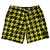 Blue Navy And Yellow Bright Houndstooth Swim Shorts 7" Made In USA - Blue Navy And Yellow Bright Blue Navy And Yellow Bright Houndstooth Swim Shorts 7" Made In USA - Blue Navy And Yellow Bright