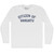 Citizen Of Vanuatu Adult Cotton Long Sleeve T-shirt - White