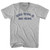 Good News Is Bad News Adult Cotton V-neck T-shirt - Grey Heather