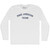 Make American Texas Adult Cotton Long Sleeve T-shirt - White