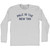 Pale Is The New Tan Adult Cotton Long Sleeve T-shirt - Grey Heather