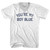 You're My Boy Blue Adult Tri-Blend V-neck T-shirt - White